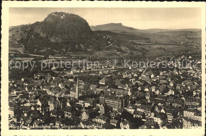 Singen Hohentwiel Fliegeraufnahme