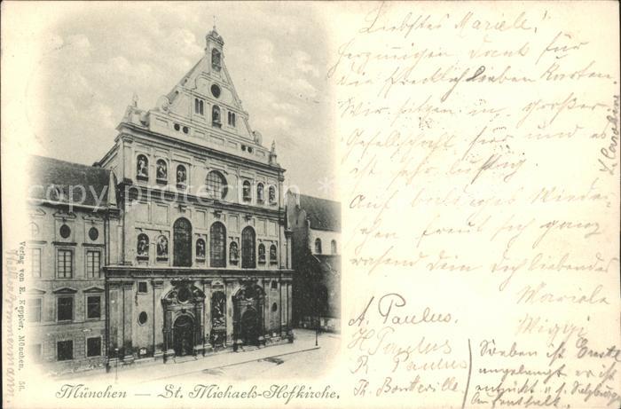 Muenchen Bayern St Michaels Hofkirche