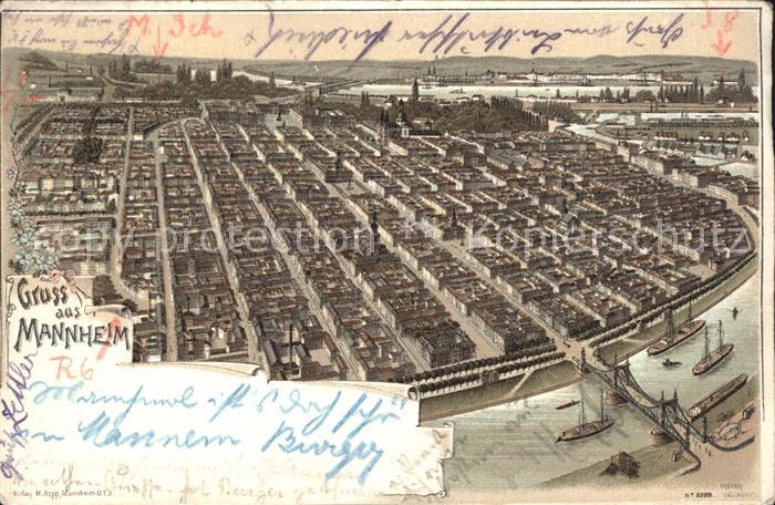 MANNHEIM BW Gesamtansicht Deutsche Reichspost