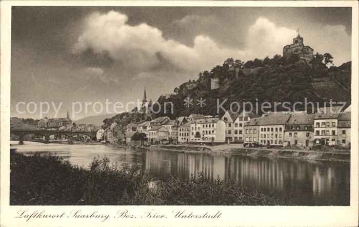 Saarburg Saar Unterstadt Burg Luftkurort