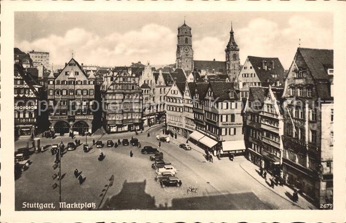 STUTTGART CITY Marktplatz Kirche