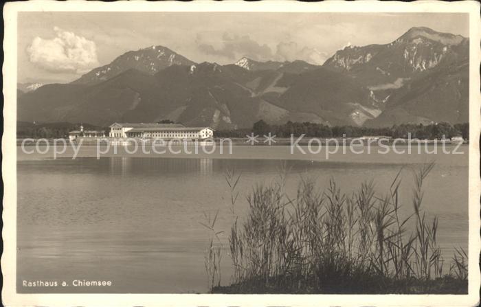 Bernau Chiemsee Rasthaus am Chiemsee Alpen