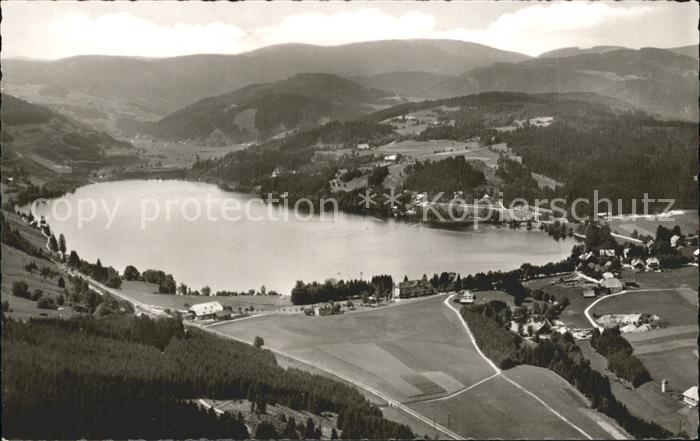 TITISEE Schwarzwald BW mit Feldberg Hochschwarzwald Fliegeraufnahme Original Str