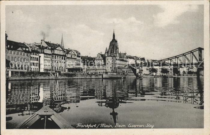 Frankfurt Main Eiserner Steg