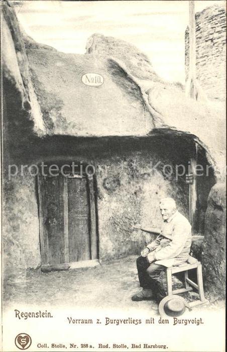 Regenstein Sachsen Vorraum zum Burgverliess mit dem Burgvoigt