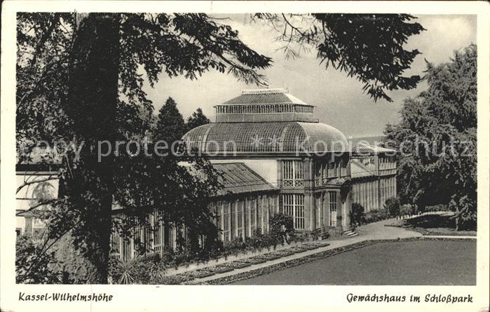 KAssEL  CITY Wilhelmshoehe Gewaechshaus im Schlosspark