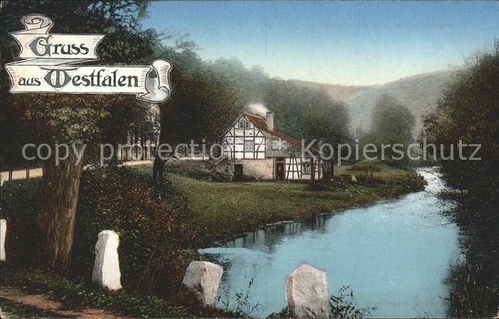 Westfalen Region Heimatbilder Serie Altwestfaelische Bauernhaeuser Ausgabe III N