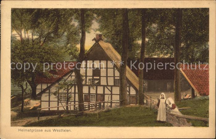 Westfalen Region Heimatbilder Bauernhof Westfalenlied