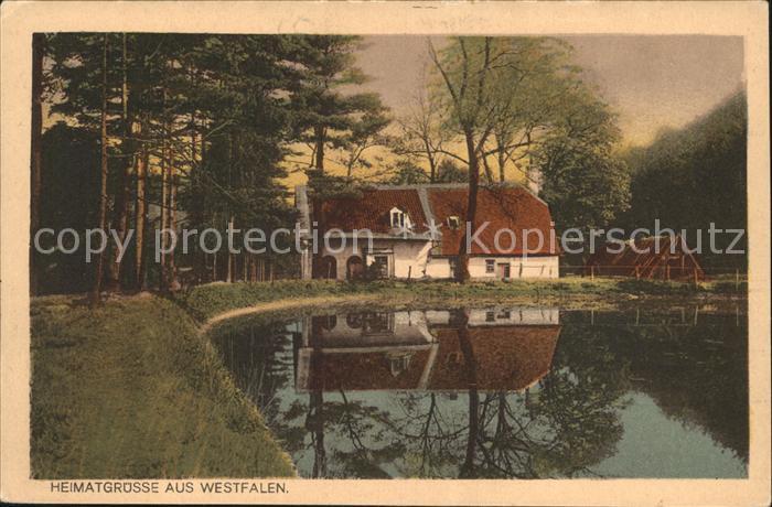 Westfalen Region Heimatbilder Bauernhof Westfalenlied