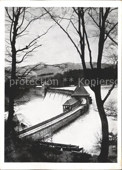 Edersee Episkop Kartei des Wissens in Bildern D 10 Talsperre Bild 8 Edertalsperr