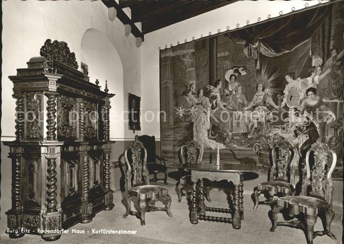 Burg Eltz Kurfuerstensaal im Rodendorfer Haus Gobelin