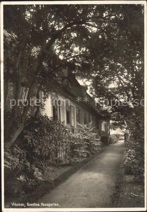 Weimar Thueringen Goethes Hausgarten