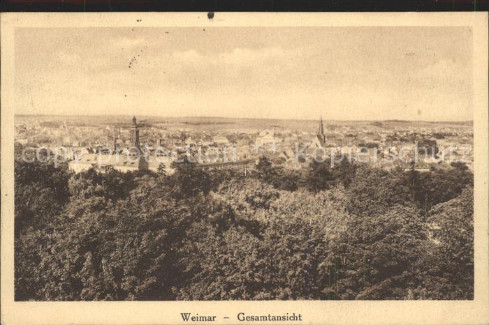 Weimar Thueringen Gesamtansicht