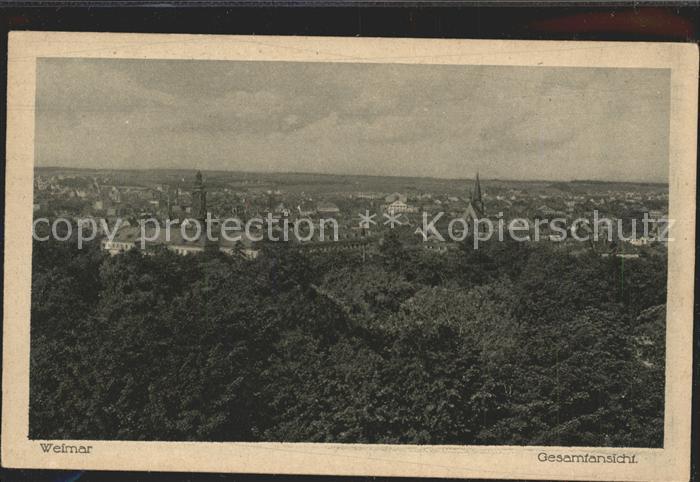 Weimar Thueringen Gesamtansicht