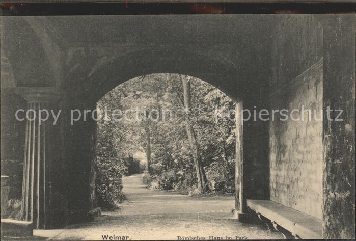 Weimar Thueringen Roemisches Haus im Park