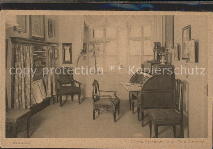 Weimar Thueringen Kirms Krackow Haus Falk Zimmer
