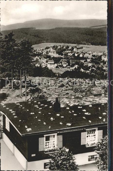Hahnenklee-Bockswiese Harz Berggasthaus Blockhuette Bocksberg