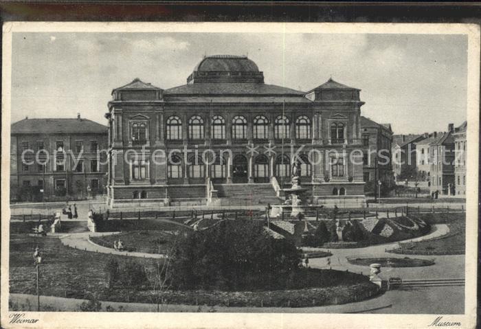 Weimar Thueringen Museum Brunnen Kupfertiefdruck