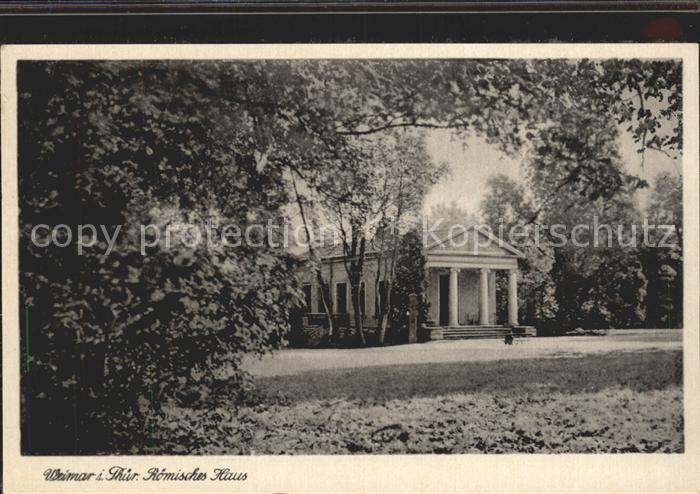 Weimar Thueringen Roemisches Haus Park