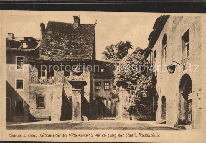 Weimar Thueringen Wittumspalais Staatliche Musikschule