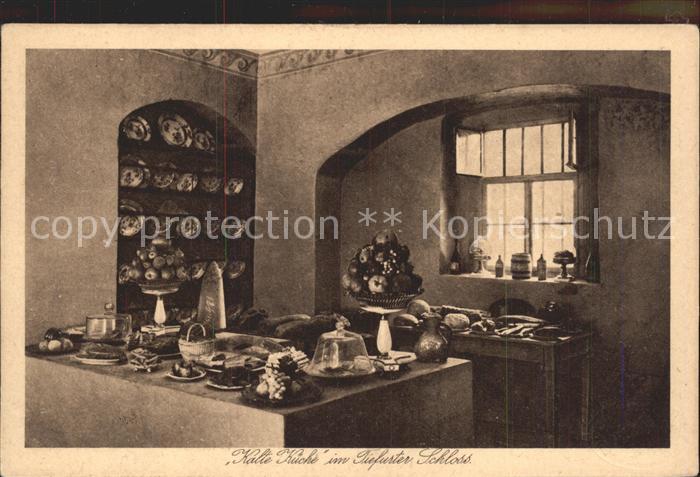 Weimar Thueringen Kalte Kueche im Tiefurter Schloss