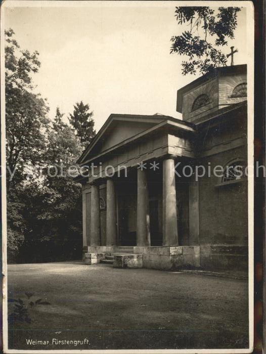 Weimar Thueringen Fuerstengruft