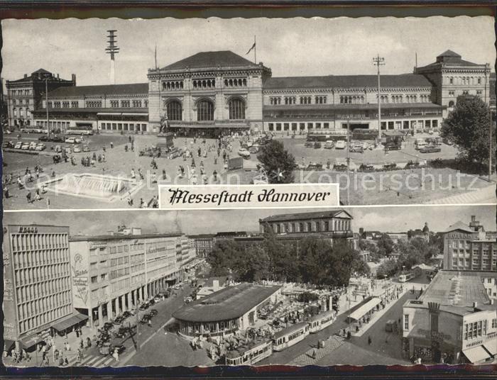 HANNOVER CITY Bahnhof Denkmal Kroepcke Platz