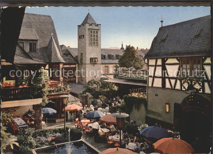 Ruedesheim Rhein Drosselgasse Lindenwirt Schloss Drosselhof