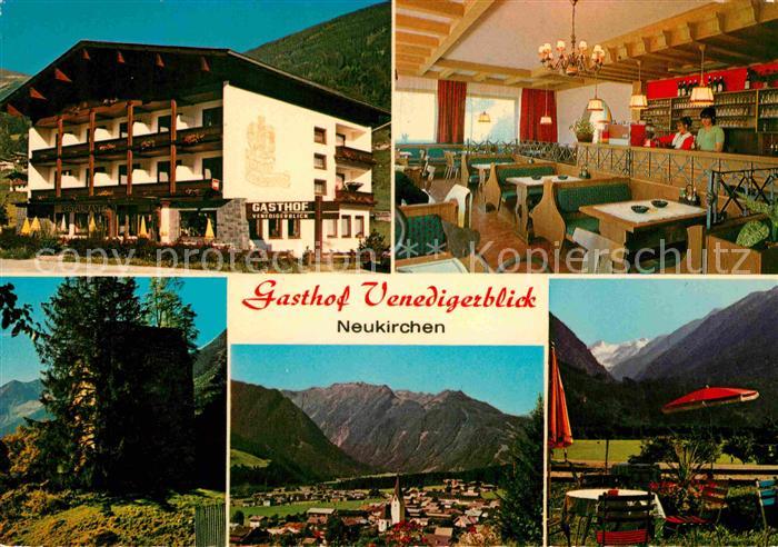 Neukirchen Grossvenediger Gasthof Venedigerblick Gastraum Panorama Terrasse