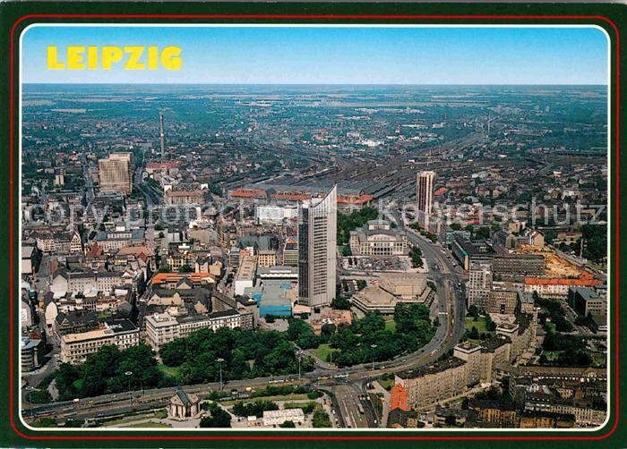 LEIPZIG Sachsen Fliegeraufnahme