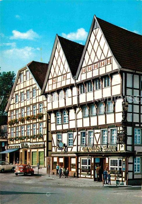 Soest Arnsberg Fachwerkhaeuser am Marktplatz