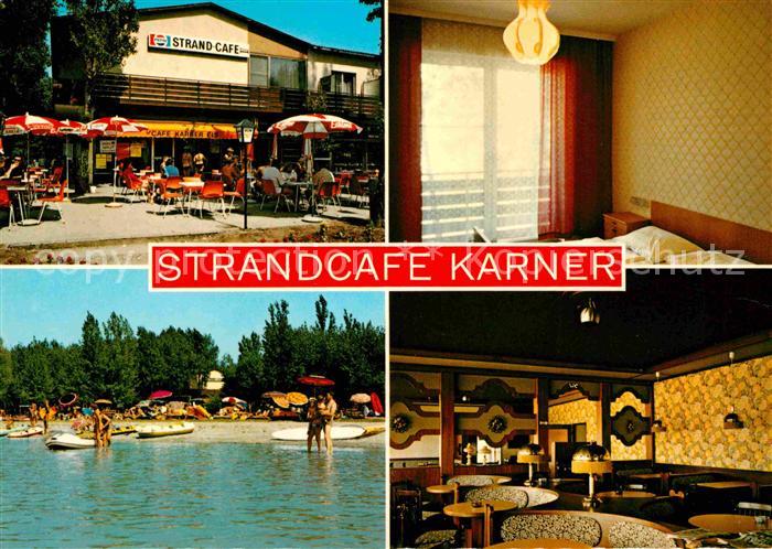 Podersdorf Neusiedler See Strandcafe Karner Zimmer Gaststube Strand