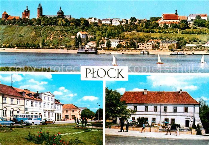Plock Panorama miasta Plac Gabriela Narutowicza Kawiarnia Zamkowa