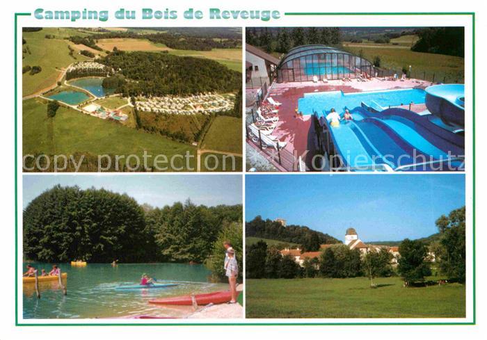 Huanne-Montmartin Vue aerienne Camping du Bois de Reveuge Parc aquatique Village