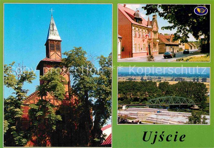 Ujscie Zbor ewangelicki Ratusz Widok na doline Noteci