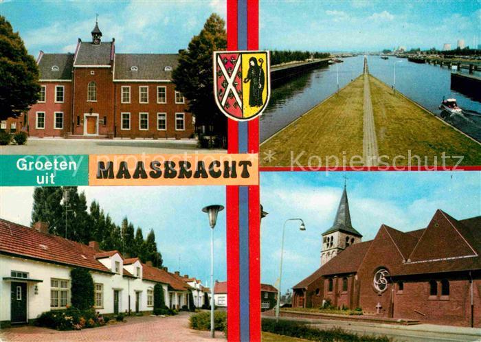 Maasbracht Rathaus Kanal Siedlung Kirche