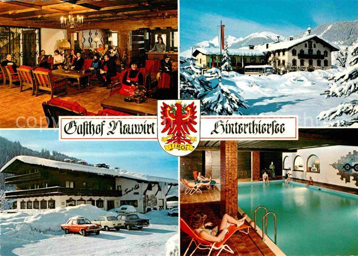 Hinterthiersee Berghotel Thaler Gasthof Pension Neuwirt Sport Cafe Tyrol Hallenb