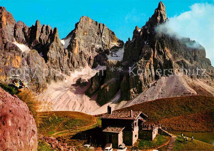 Dolomiten Oesterreich Rollepass mit Schutzhaus Segantini