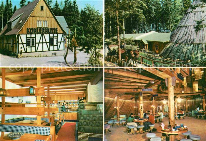Sosa Erzgebirge Konsum Gaststaetten Koehlerhuette und Meiler