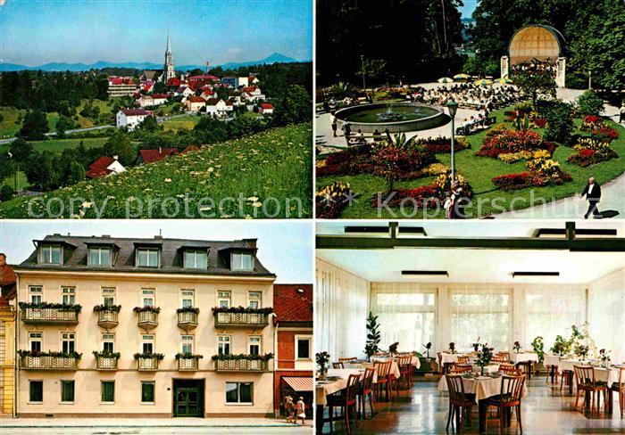 Bad Hall Oberoesterreich Ortsansicht Kurpension Tassilo Musikpavillon Kurpark Sp