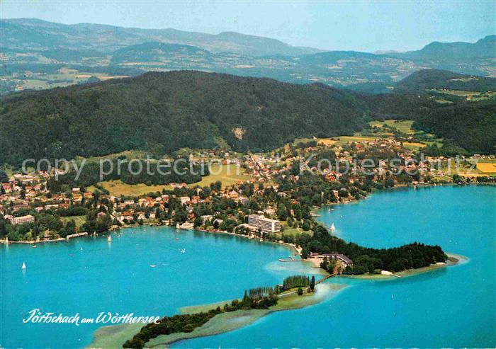 Poertschach Woerthersee Fliegeraufnahme