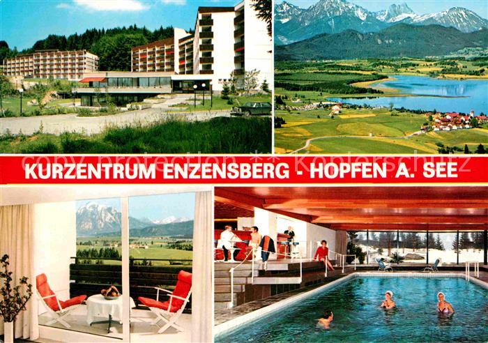 Hopfen See Kurzentrum Enzensberg Kurhotel Panorama Terrasse Hallenbad