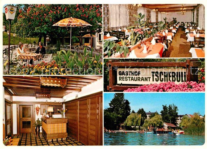 Egg Faakersee Gasthof Restaurant Tschebull Terrasse Speisesaal