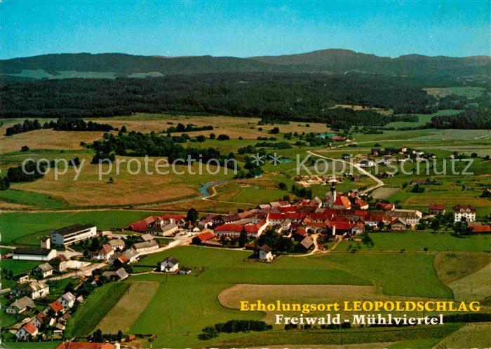 Leopoldschlag Fliegeraufnahme Freiwald Muehlviertel