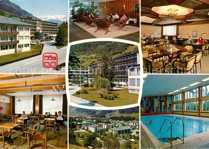 Bad Hofgastein Rehazentrum PVA Gast und Aufenthaltsraeume Hallenbad