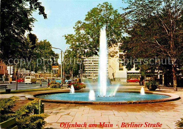 Offenbach Main Berliner Strasse Springbrunnen