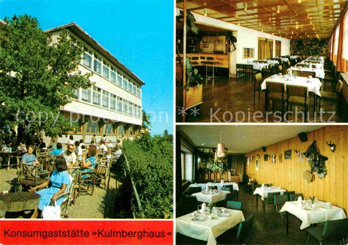 Saalfeld Saale Konsumgaststaette Kulmberghaus Gnomenbar Jaegerstube