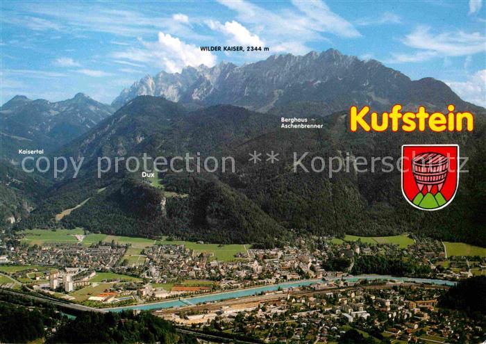 Kufstein Tirol Fliegeraufnahme Festung Geroldseck Heldenorgel Wilder Kaiser