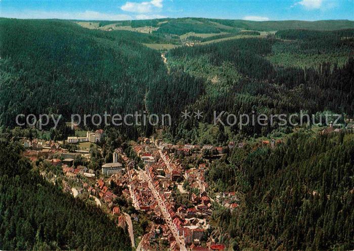 Triberg Schwarzwald Fliegeraufnahme