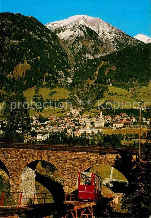 Bad Hofgastein Ortsansicht Standseilbahn zum Kitzstein